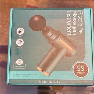 Black Massage Gun with LED Display